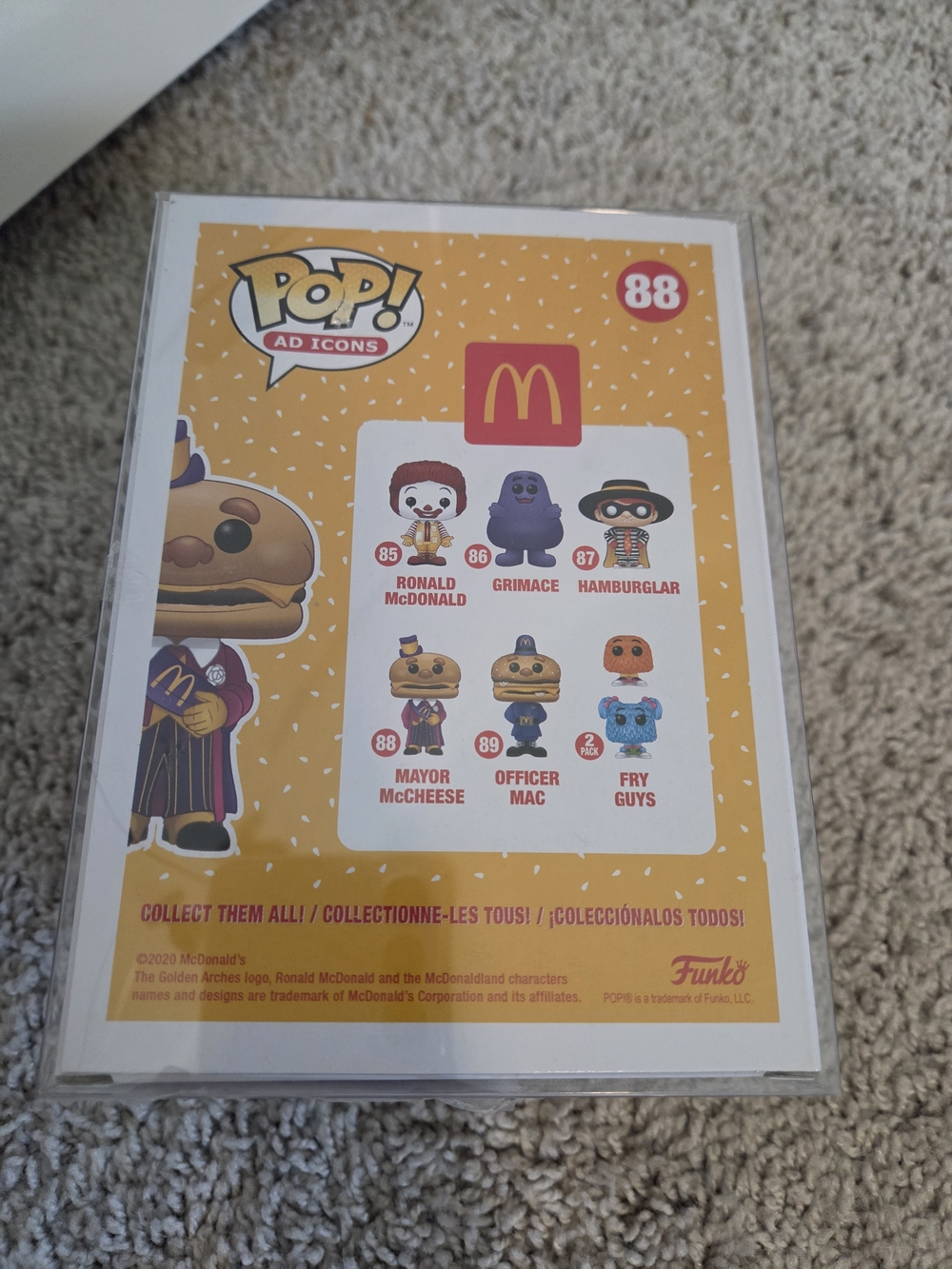 Funko Pop! Ad Icons #88 Mayor McCheese Vinyl Figure - Yellow & Purple - Picture 3 of 6